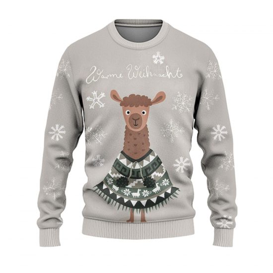 Christmas Llama Ugly Sweaters