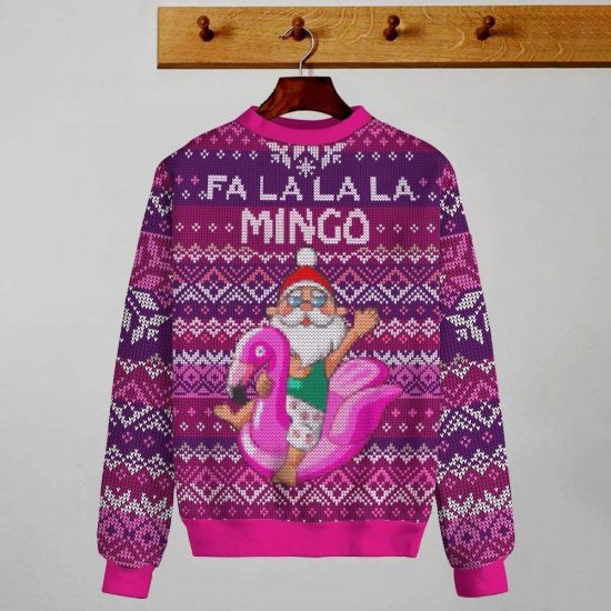 Christmas Mingo Knitting Pattern 3D Print Ugly Christmas Sweatshirt