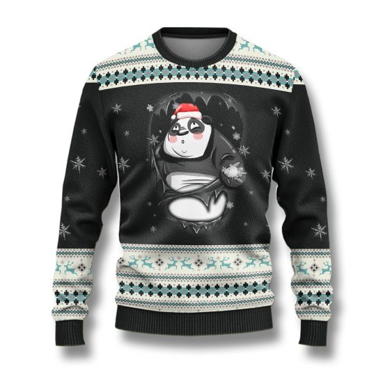 Christmas Panda Ugly Sweaters