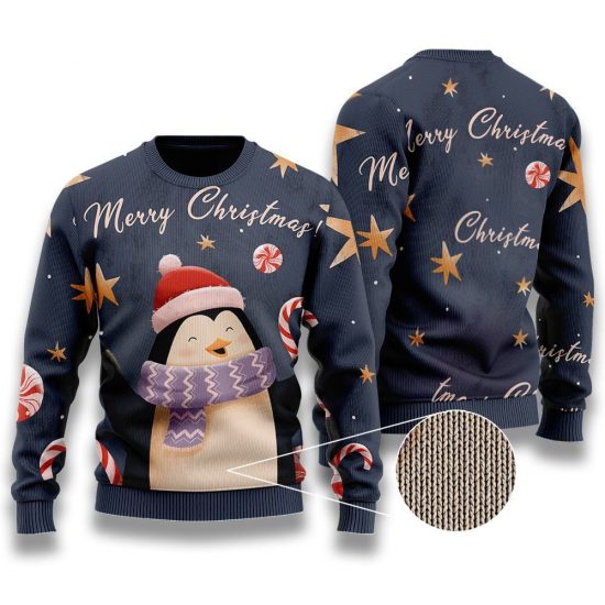 Christmas Penguin Ugly Sweaters