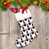 Christmas Santa Claus Hat And Anchor Christmas Stocking