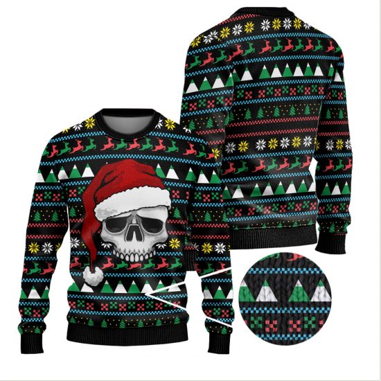 Christmas Skull Ugly Sweaters
