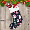 Christmas Snowman Santa Claus And Polar Bear Christmas Stocking