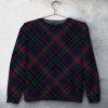 Christmas Tartan Unisex All Over Print Cotton Sweatshirt