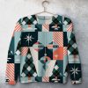 Christmas Time Unisex All Over Print Cotton Sweatshirt