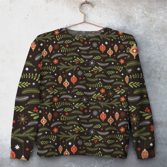 Christmas Tree For Everyone Unisex All Over Print Cotton Sweatshirt