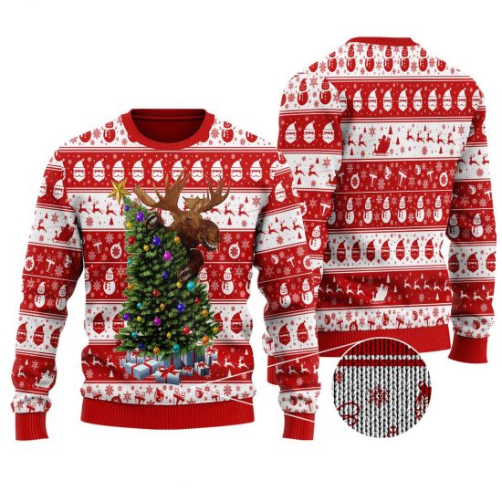 Christmas Tree Reindeer Ugly Sweaters
