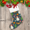 Christmas Tree Snowman Deer And Candy Cane Christmas Stocking