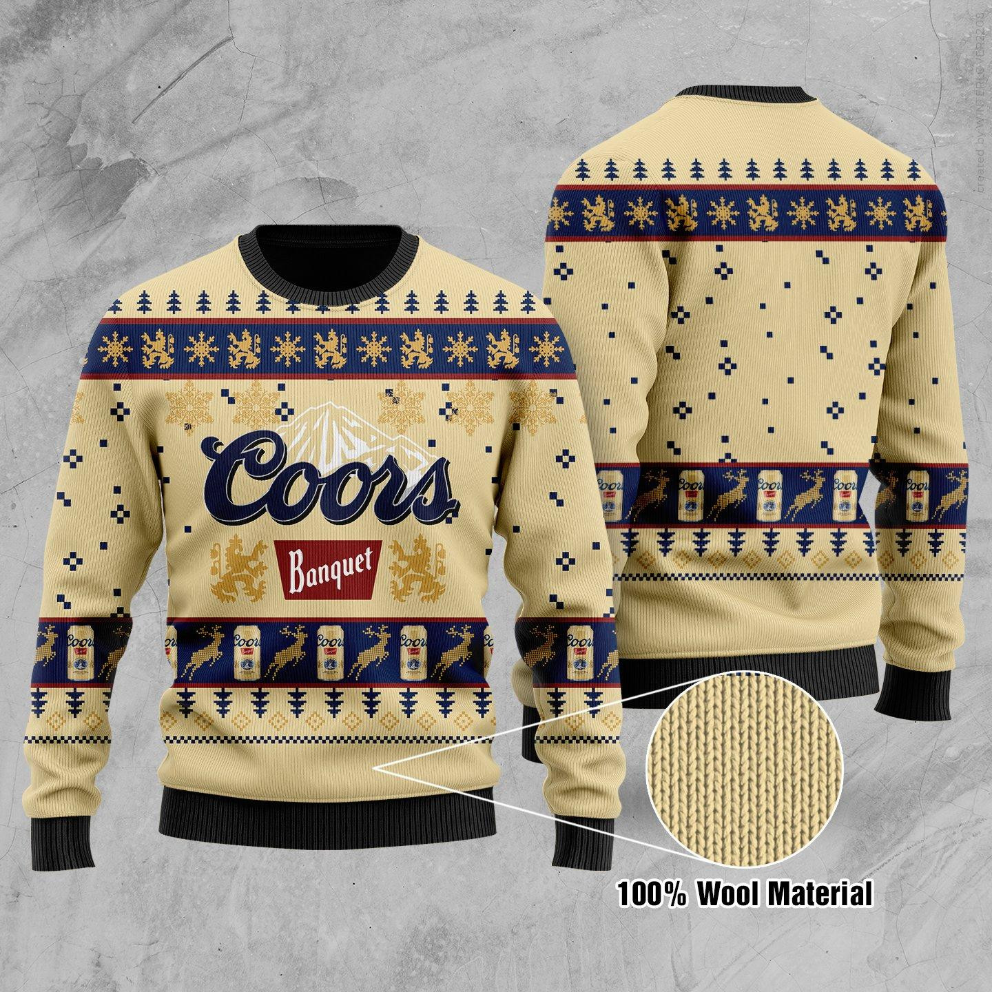 Coors Banquet 3D Printed Sweatshirt - Teehall - Live Creatively