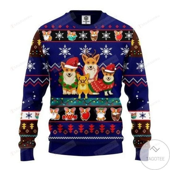 Corgi Cute Ugly Christmas Sweater