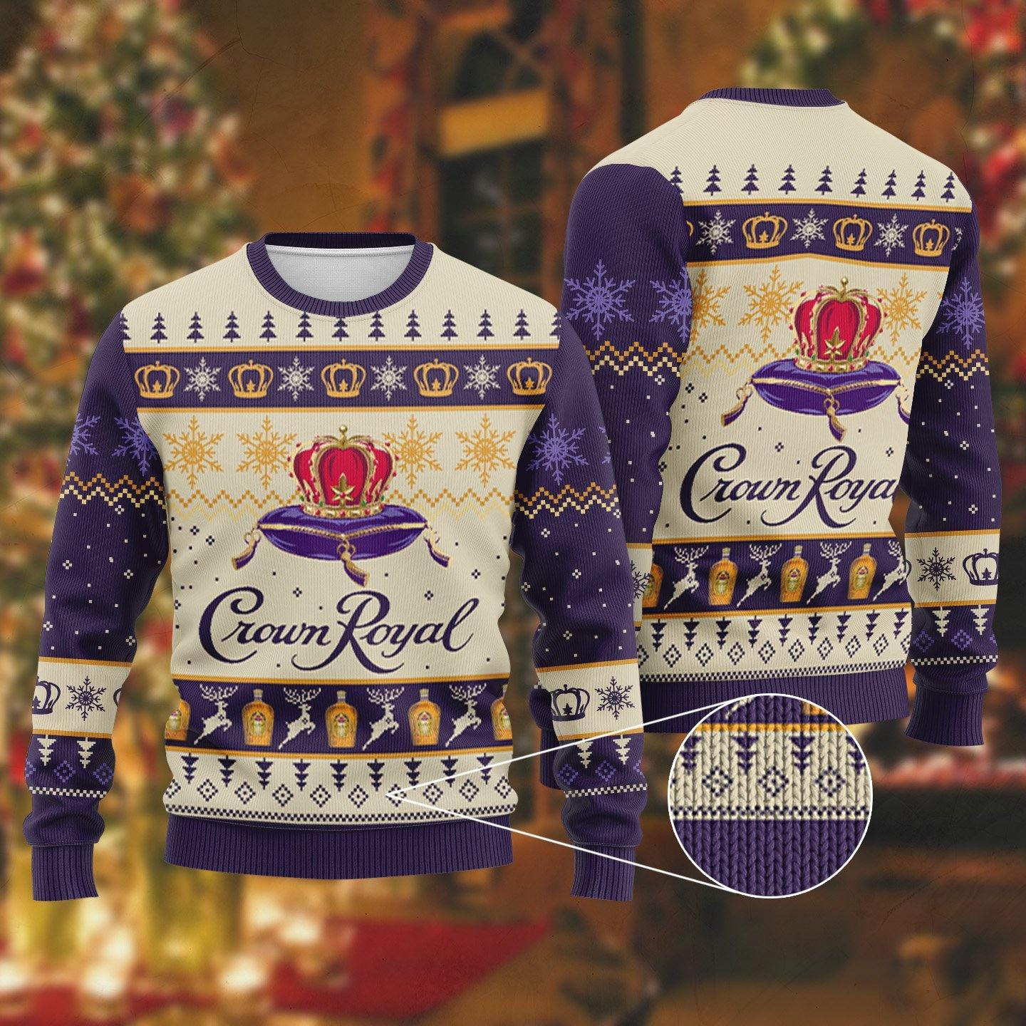 Crown-Royal-Christmas-Sweatshirt Crown Royal Christmas Sweatshirt