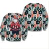 Cute Bear Unisex All Over Print Cotton Sweatshirt