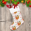 Cute Sloth Santa On Tree Branch Christmas Holiday Christmas Stocking