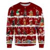 Dachshund Snow Christmas Ugly Christmas Sweatshirt Animal Dog Cat Sweater Unisex