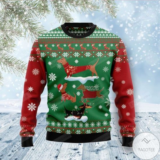 Dachshund Ugly Christmas Sweater