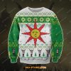 Dark Souls 3D Print Knitting Pattern Ugly Christmas Sweatshirt
