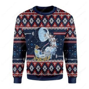 Darth Satnta Sweatshirt Ugly Christmas Sweater Xmas Gift - Colins Store