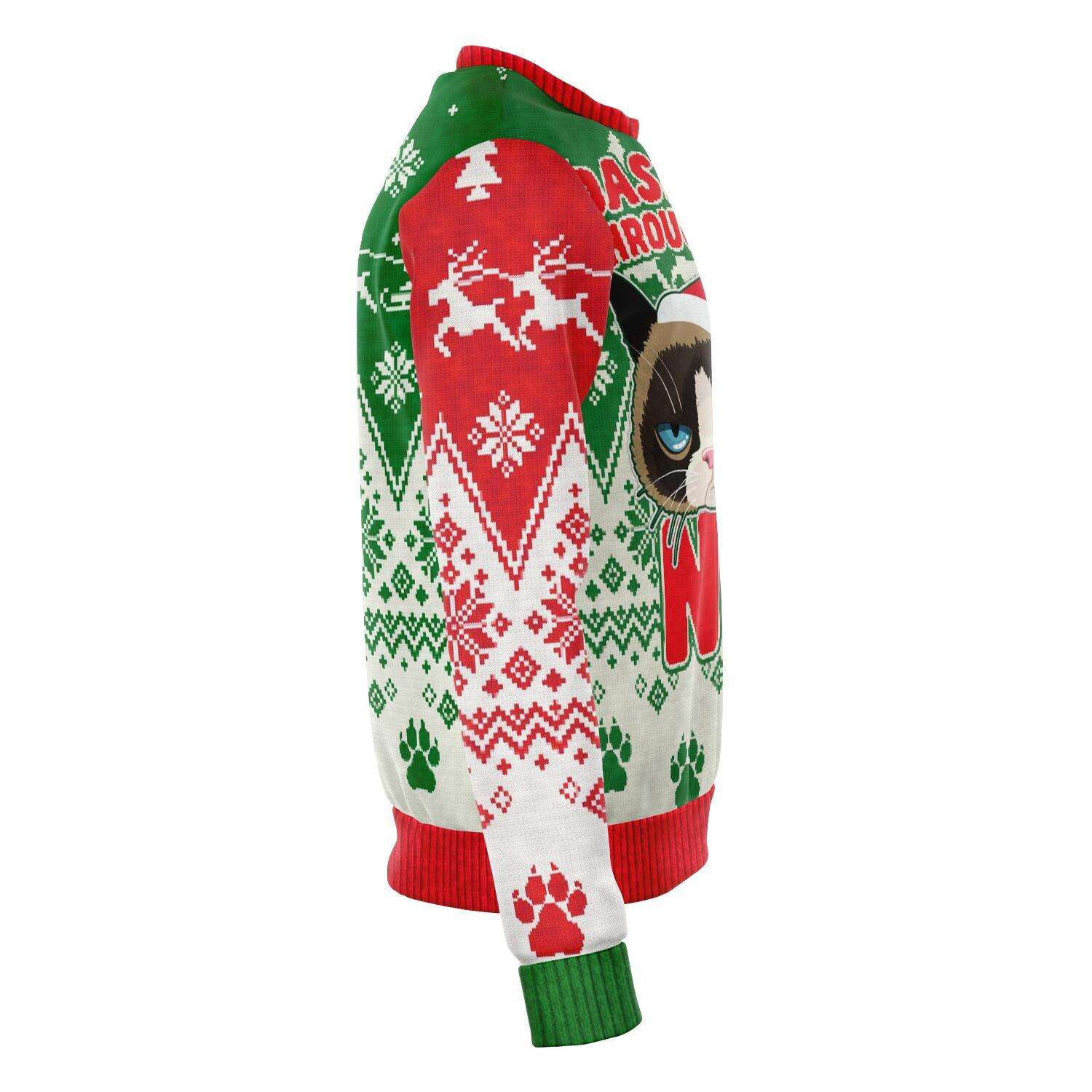 Dashing-Through-The-No-Funny-Christmas-Fleece-Lined-Fashion-Sweatshirt-3 Dashing Through The No Funny Christmas Fleece Lined Fashion Sweatshirt 3