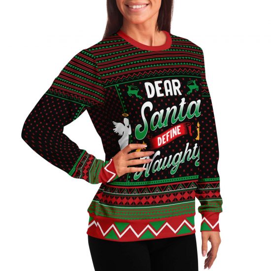 Define Naughty Ugly Christmas Sweatshirt Colins Store 6