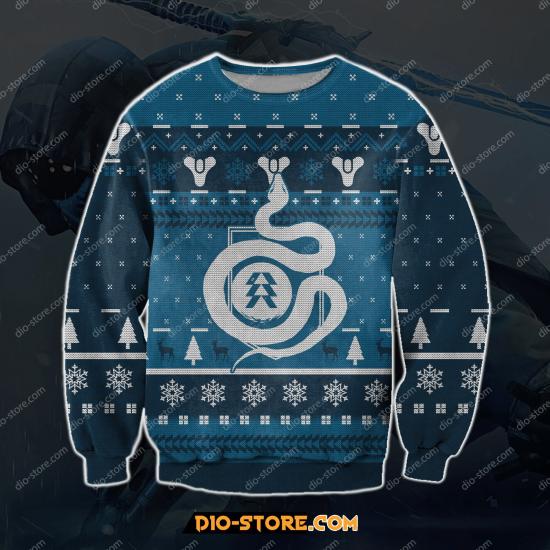 Destiny Hunter 3D Print Ugly Christmas Sweatshirt