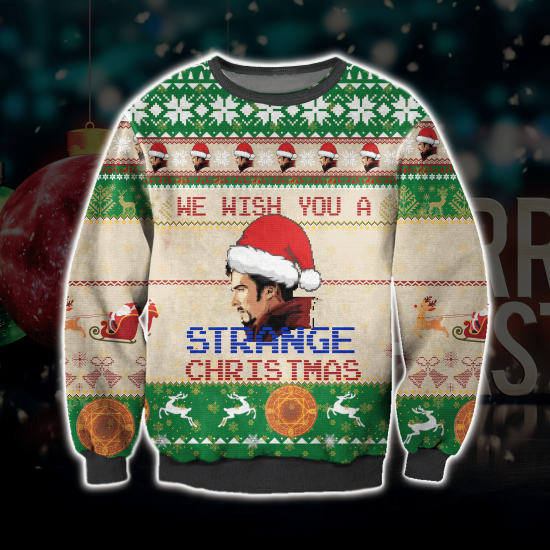 Doctor Strange 3D All Over Printed Ugly Christmas Sweatshirt