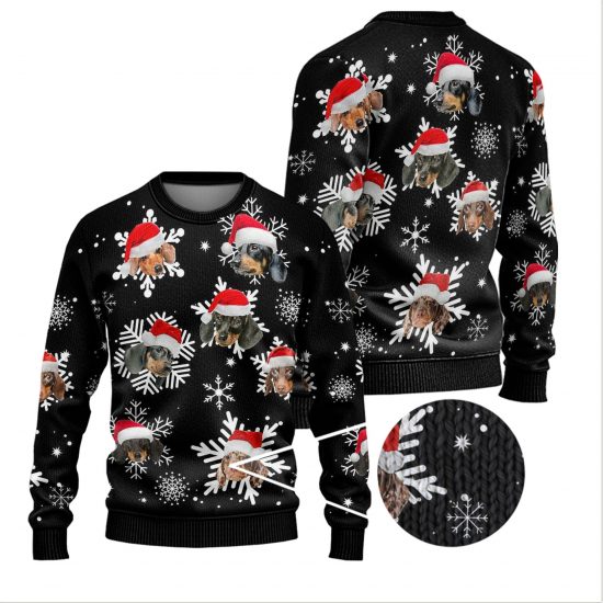 Dog Christmas Pattern Ugly Sweaters