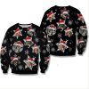 Dog Christmas Pattern Unisex All Over Print Cotton Sweatshirt