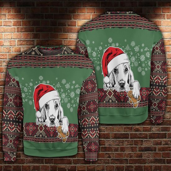 Dog Christmas Ugly Unisex 3D Sweatshirt All Over Print