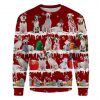 Dogo Argentino Snow Christmas Ugly Christmas Sweatshirt Animal Dog Cat Sweater Unisex