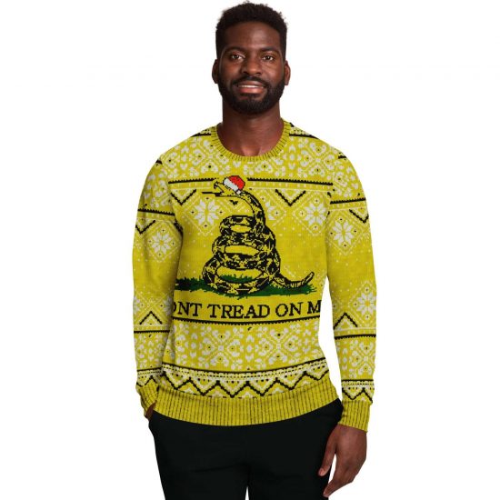 DonT Tread On Me Ugly Christmas Style 3D Printed Sweatshirt 4