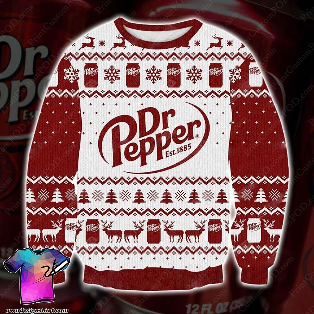 Dr-Pepper-Ugly-Christmas-Sweatshirt Dr Pepper Ugly Christmas Sweatshirt