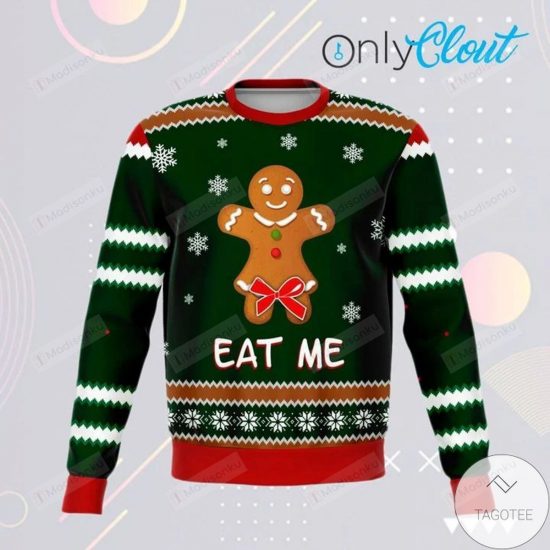 Eat Me Funny Ugly Christmas Sweater