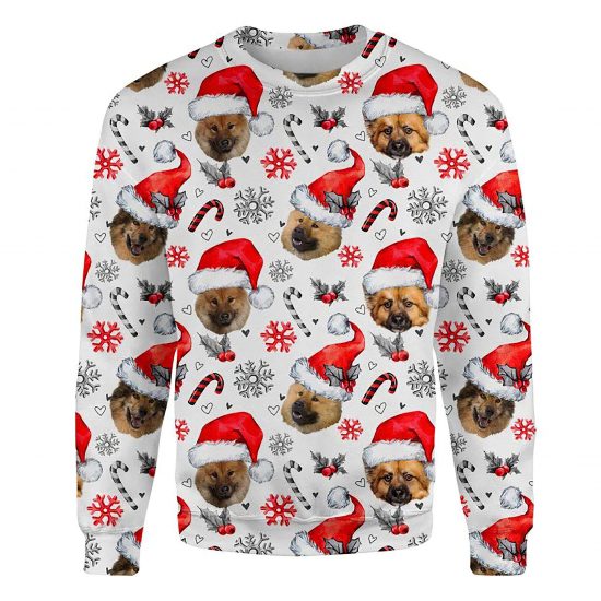 Eurasier Xmas Decor Ugly Christmas Sweatshirt Animal Dog Cat Sweater Unisex