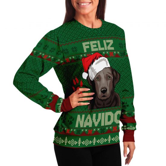 Feliz Navidog Labrador Ugly Christmas Sweatshirt Colins Store 6