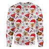 Finnish Spitz Xmas Decor Ugly Christmas Sweatshirt Animal Dog Cat Sweater Unisex