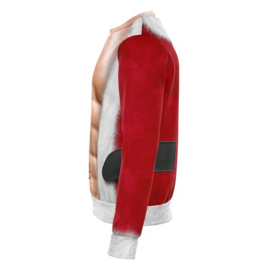 Fit Santa Caucasian Ugly Christmas Sweatshirt Colins Store 2