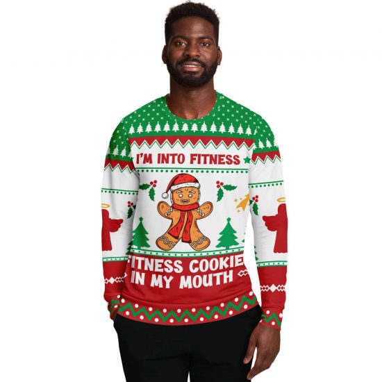 Fitness Cookie Ugly Christmas Sweatshirt Colins Store 2