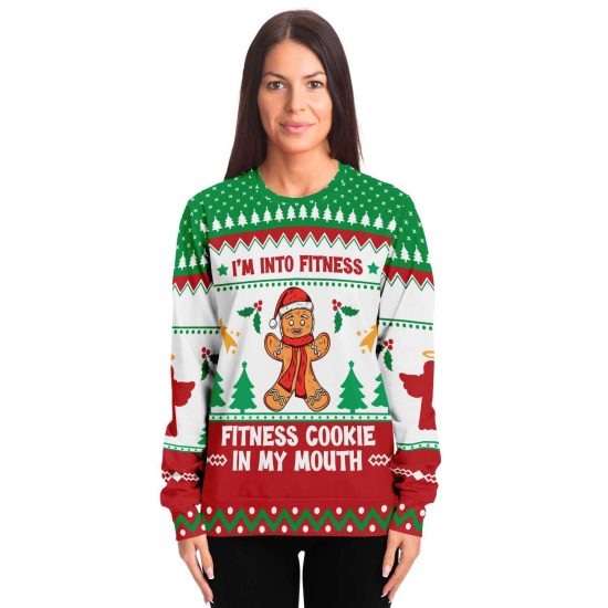 Fitness Cookie Ugly Christmas Sweatshirt Colins Store 4