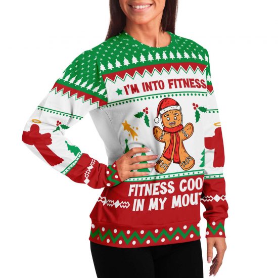 Fitness Cookie Ugly Christmas Sweatshirt Colins Store 6
