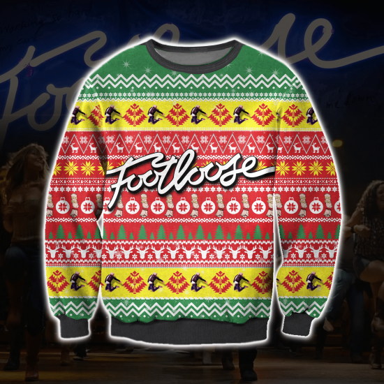 Footloose 3D All Over Printed Ugly Christmas Sweatshirt
