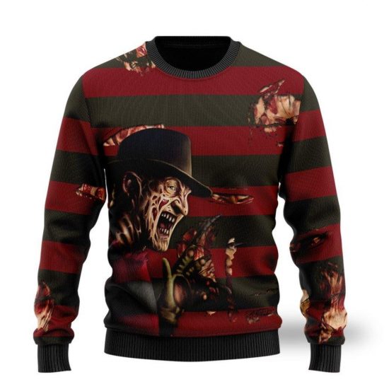 Freddy Krueger Christmas Sweatshirt 1