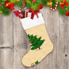 Funny Animal Sloth On Christmas Tree Christmas Stocking