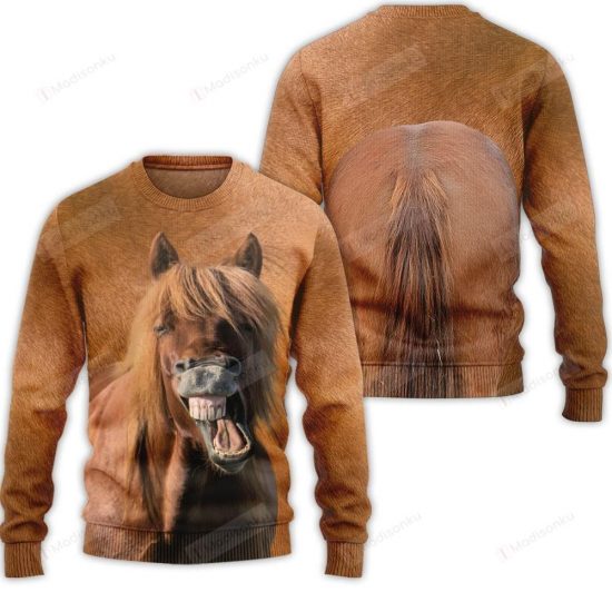 Funny Horse Ugly Christmas Sweater