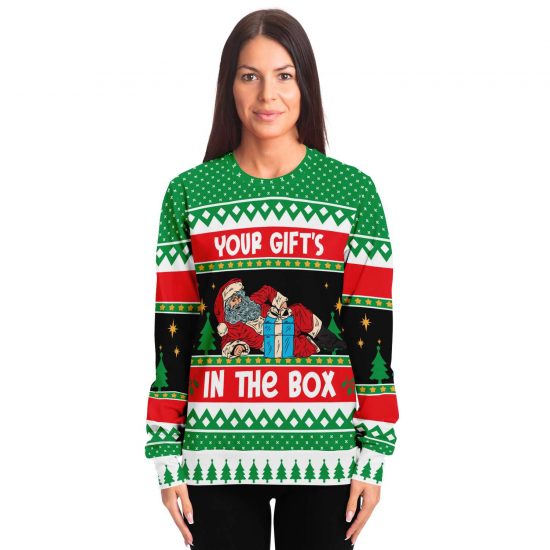 Gift In The Box Ugly Christmas Sweatshirt Colins Store 2