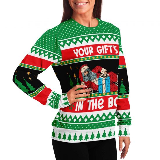 Gift In The Box Ugly Christmas Sweatshirt Colins Store 4