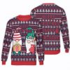 Gnomes Unisex All Over Print Cotton Sweatshirt