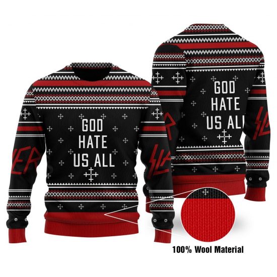God Hate Us All Ugly Christmas Sweatshirt