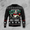 Golf Sucks Ugly Christmas Sweater