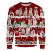 Great Pyrenees Snow Christmas Ugly Christmas Sweatshirt Animal Dog Cat Sweater Unisex