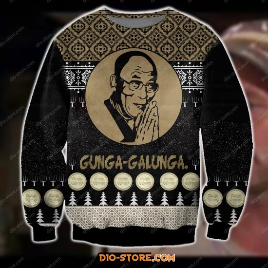 Gunga Galunga 3D Print Ugly Christmas Sweatshirt
